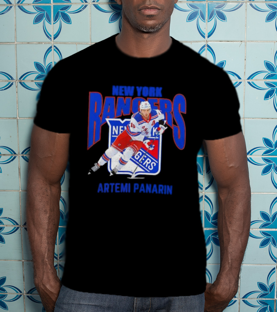 New York Rangers Artemi Panarin Playoffs T-Shirt