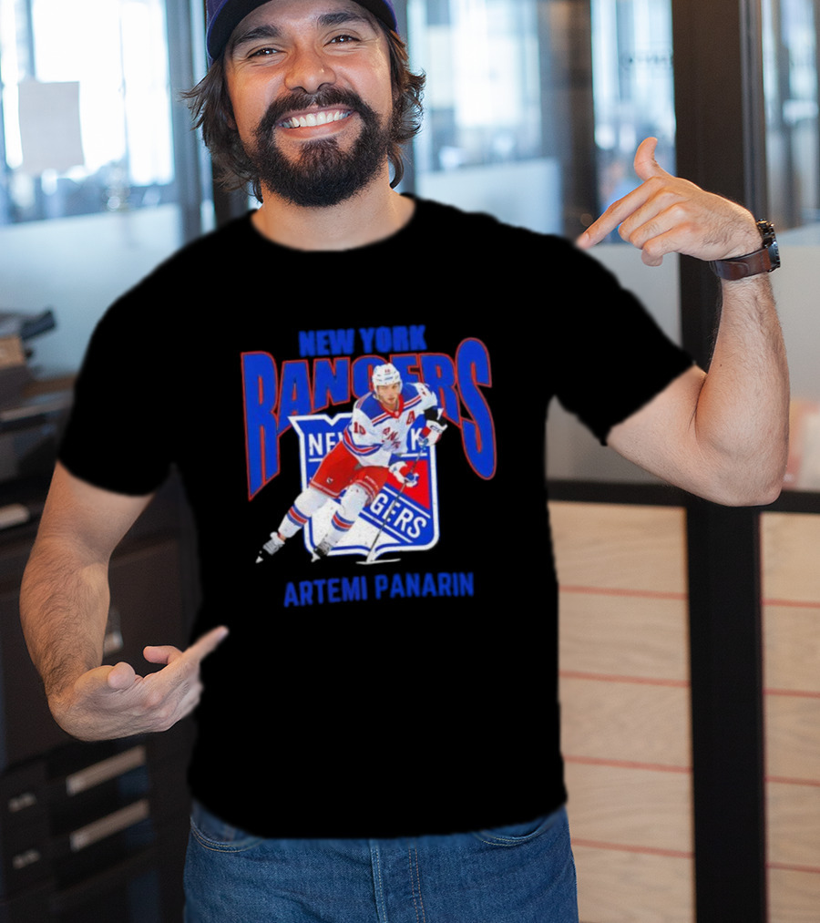 New York Rangers Artemi Panarin Playoffs T-Shirt