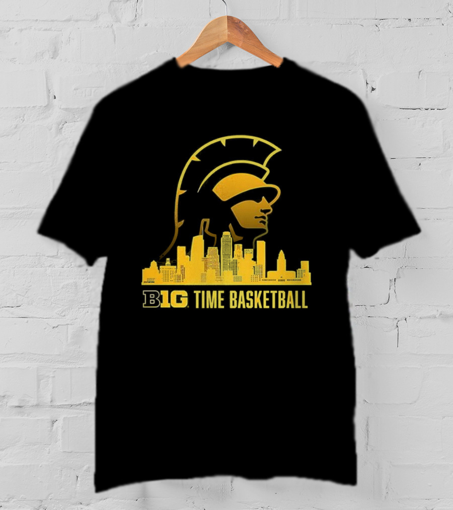 B1G Time Basketball Trojan City Skyline USC Men’s Basketball T-Shirt