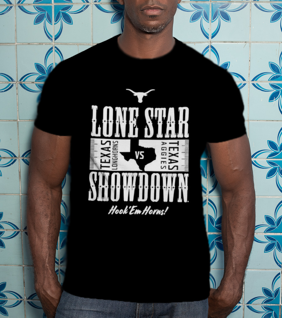 Texas Longhorns Hook ’Em Lone Star Showdown VS A&M T-Shirt