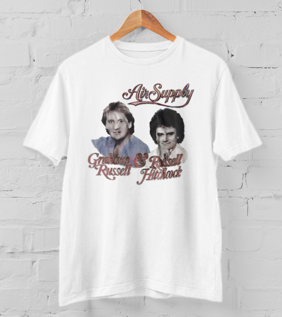 Air Supply Graham Russell Russell Hitchcock Vintage T-Shirt