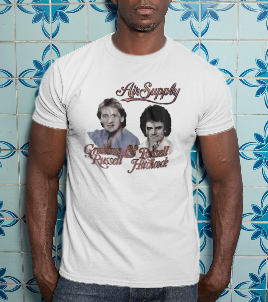 Air Supply Graham Russell Russell Hitchcock Vintage T-Shirt