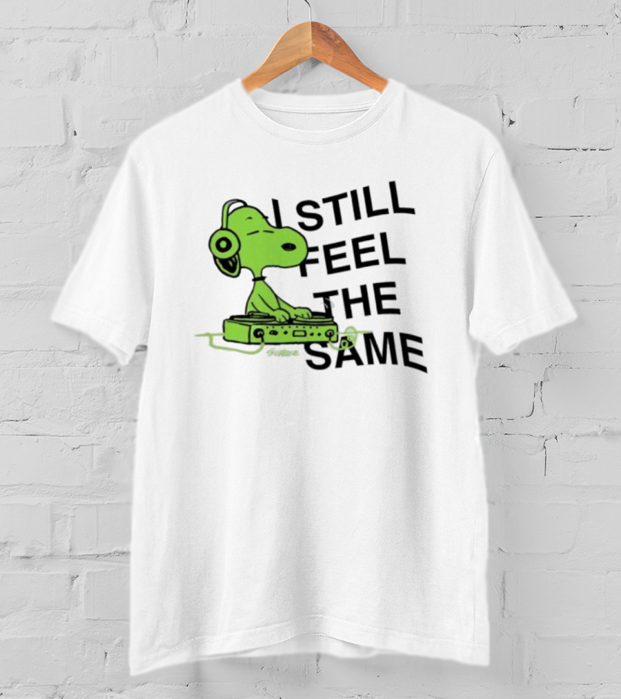 Antisocialsocialclub Merch Assc X Peanuts I Still Feel The Same Dj Snoopy T-Shirt