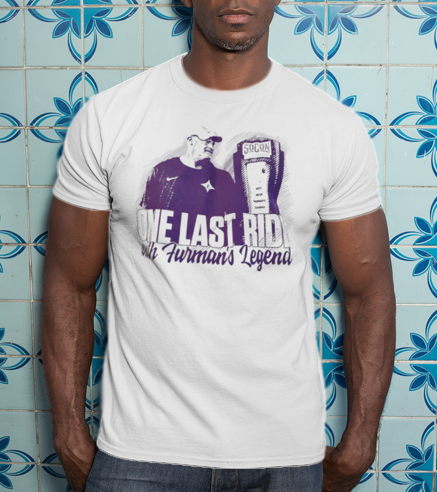 Furman Paladins Football One Last Ride With Furman’s Legend SoCon Championship Icon T-Shirt
