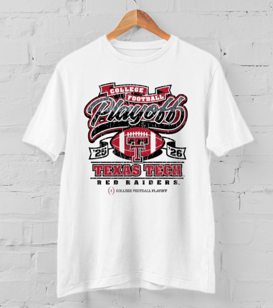 Texas Tech Red Raiders College Football Playoff Retro 2025 2026 T-Shirt