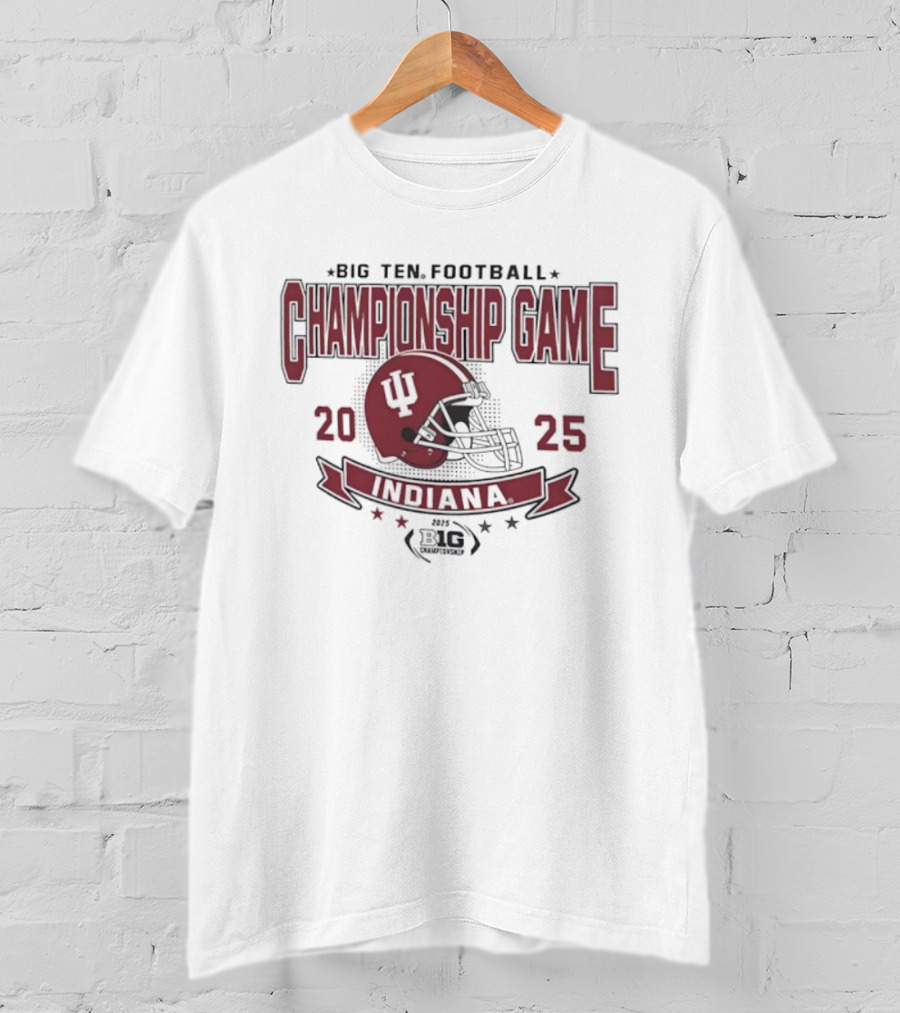 Indiana Hoosiers 2025 Big Ten Football Championship Game T-Shirt
