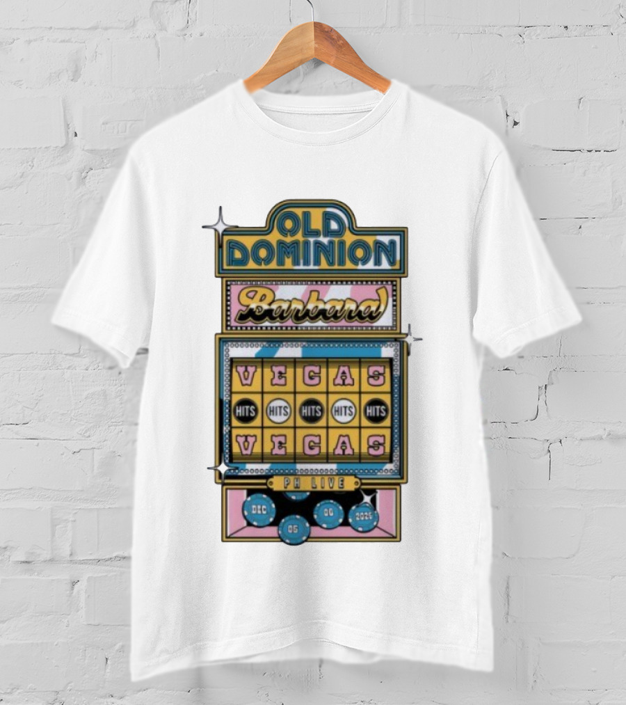 Old Dominion Vegas Slot Machine PH Live Dec 5 2025 T-Shirt