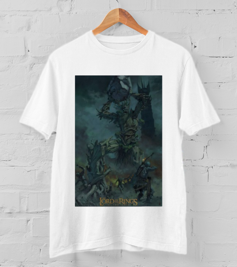 Lord Of The Rings The Two Towers Ent Battle Tolkien T-Shirt