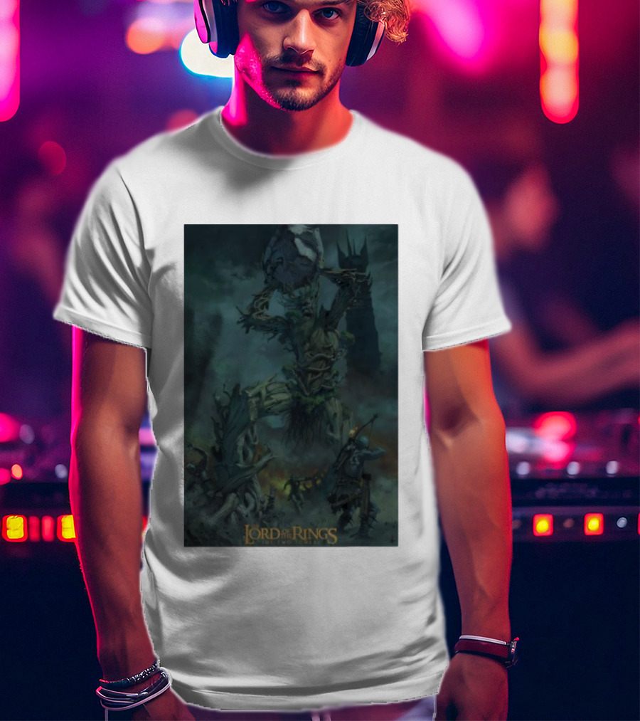 Lord Of The Rings The Two Towers Ent Battle Tolkien T-Shirt