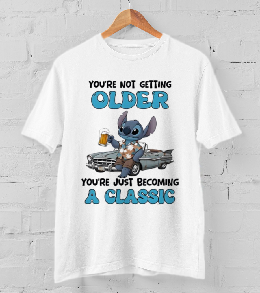 Stitch You're Not Getting Older You're Just Becoming A Classic Popsicle Outfit T-Shirt