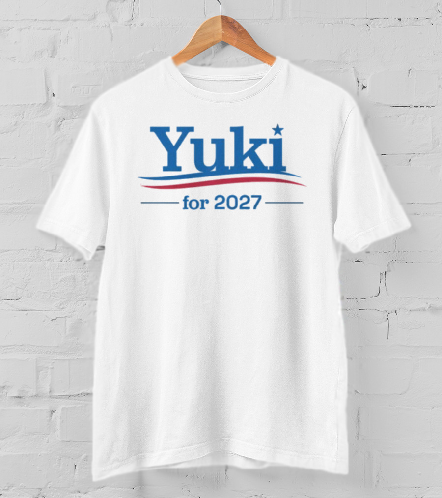 Yuki Tsunoda 2027 Campaign Star Blue Red T-Shirt