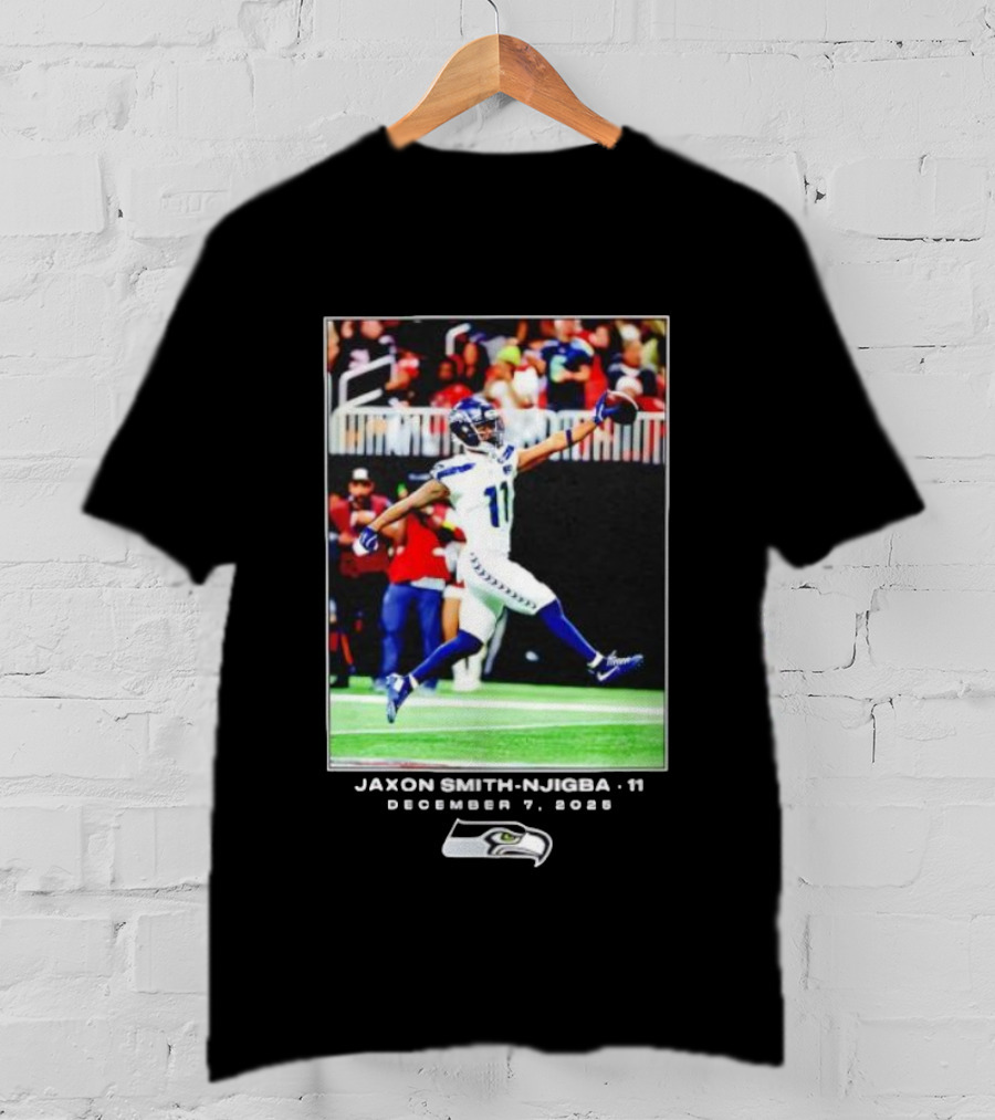 Seattle Seahawks Jaxon Smith-Njigba December 7 2025 NFL Action T-Shirt