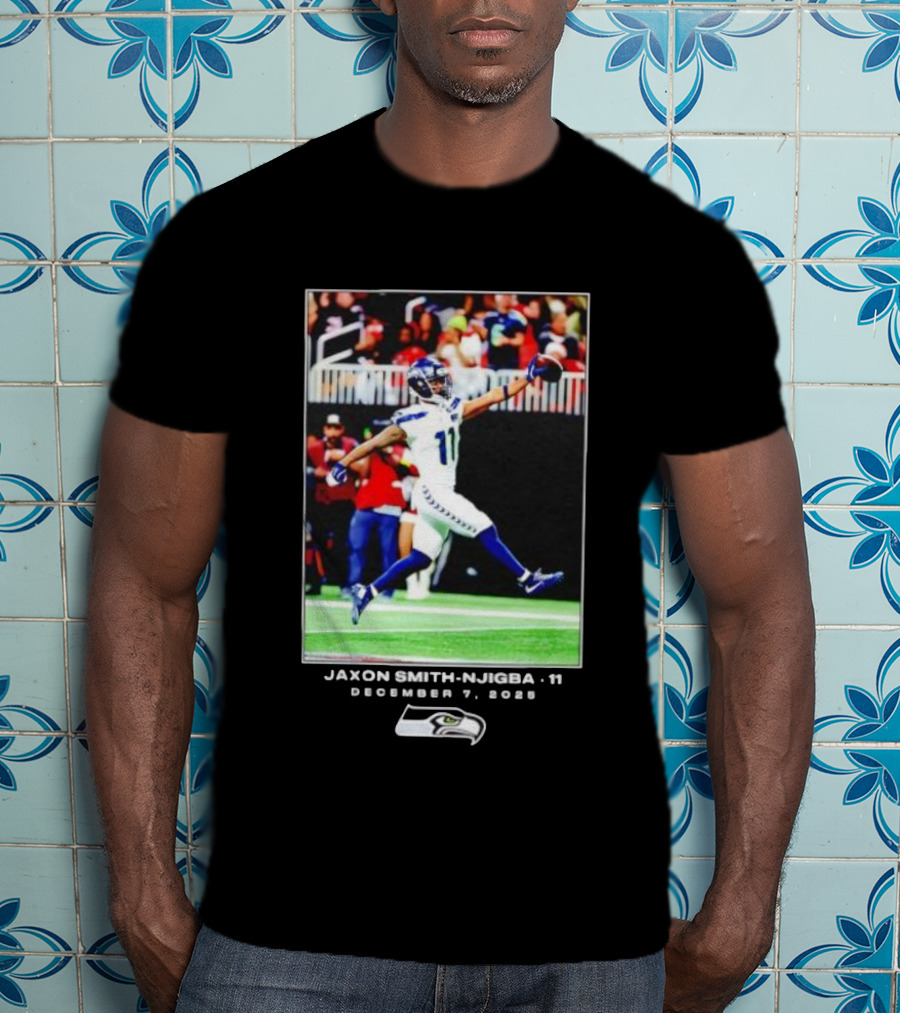 Seattle Seahawks Jaxon Smith-Njigba December 7 2025 NFL Action T-Shirt