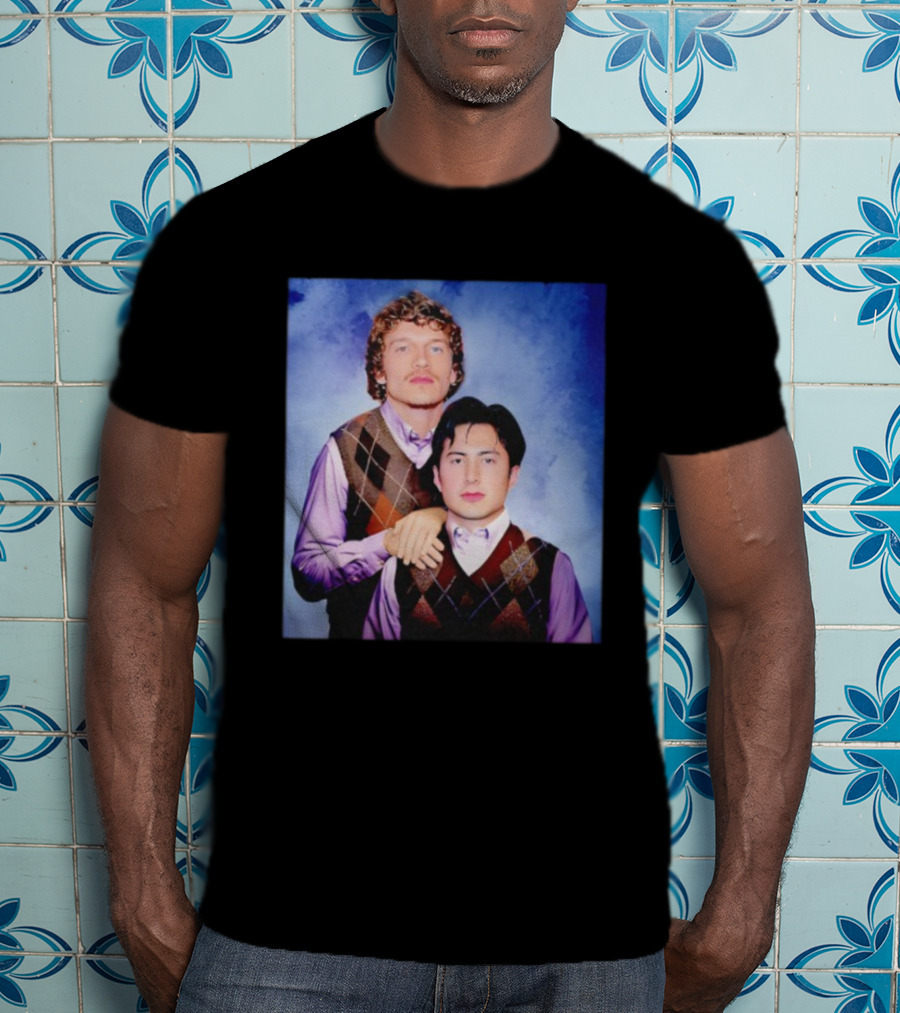 Shane Hollander Ilya Rozanov Step Brothers Argyle Sweaters Portrait T-Shirt