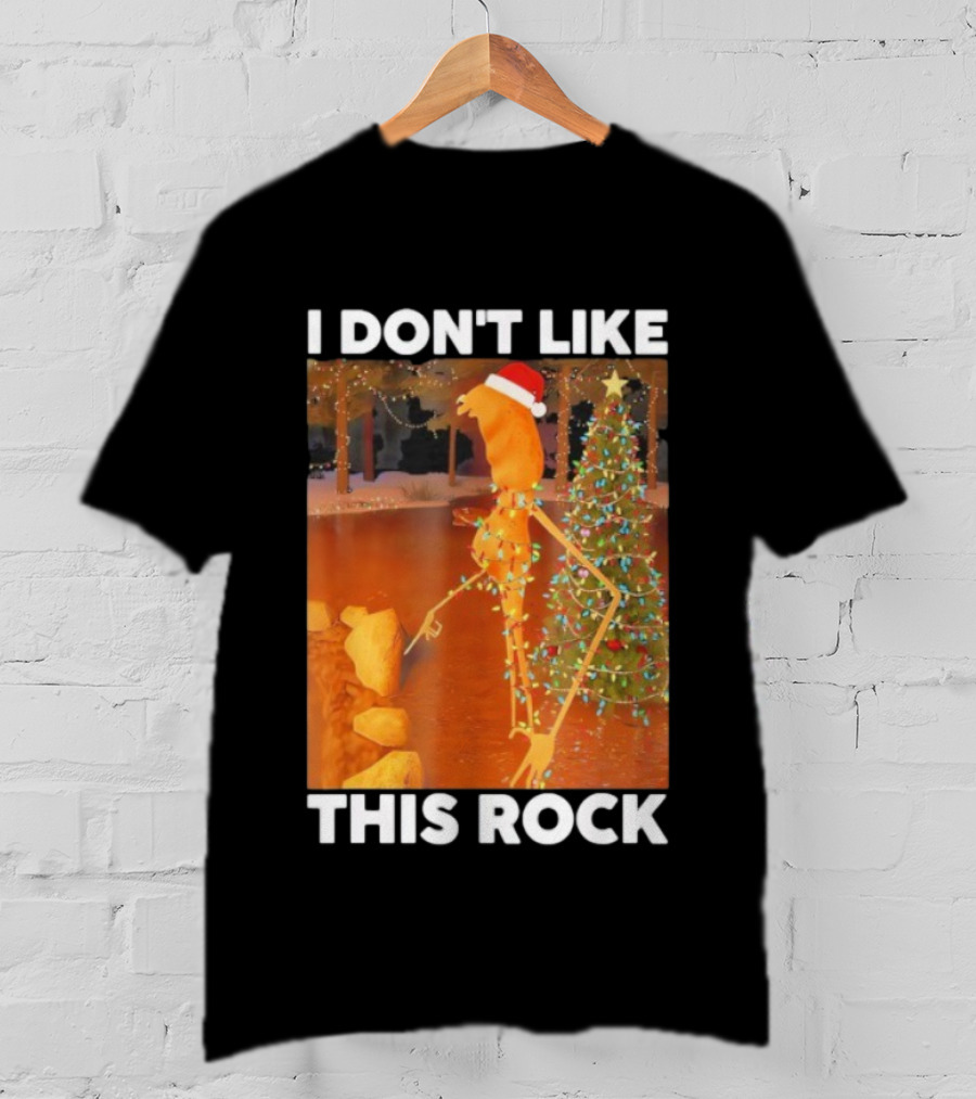 Marcus The Worm Christmas I Don’t Like This Rock T-Shirt