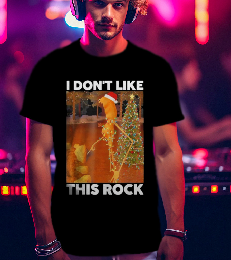 Marcus The Worm Christmas I Don’t Like This Rock T-Shirt