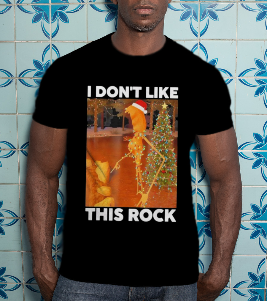 Marcus The Worm Christmas I Don’t Like This Rock T-Shirt