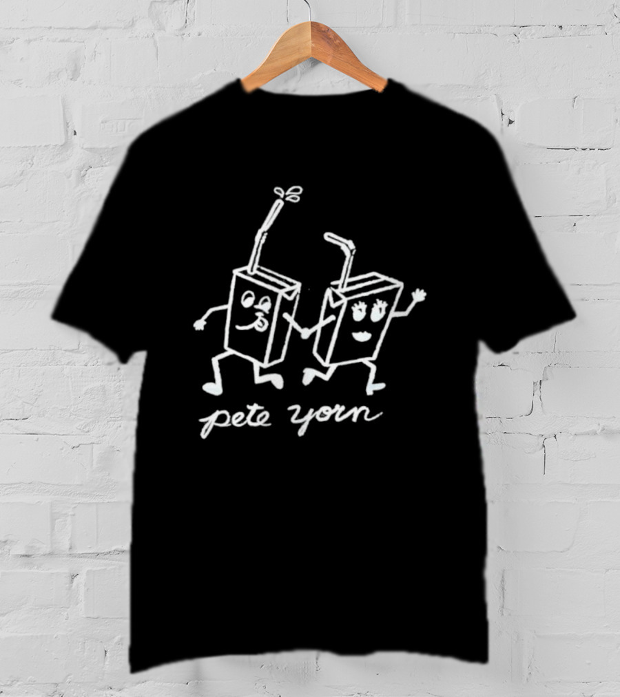 Pete Yorn Juice Box Funny Cute Cartoon Characters T-Shirt