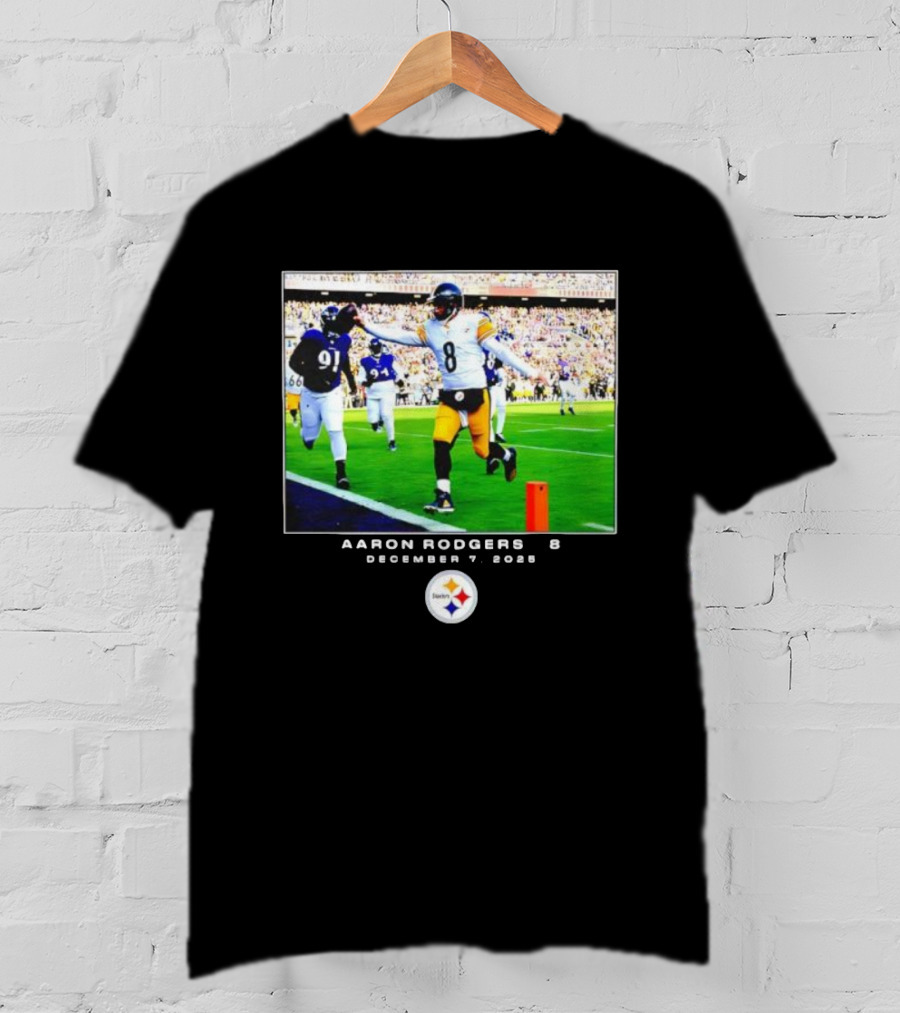 Pittsburgh Steelers Aaron Rodgers December 7 2025 NFL Victory Moment T-Shirt