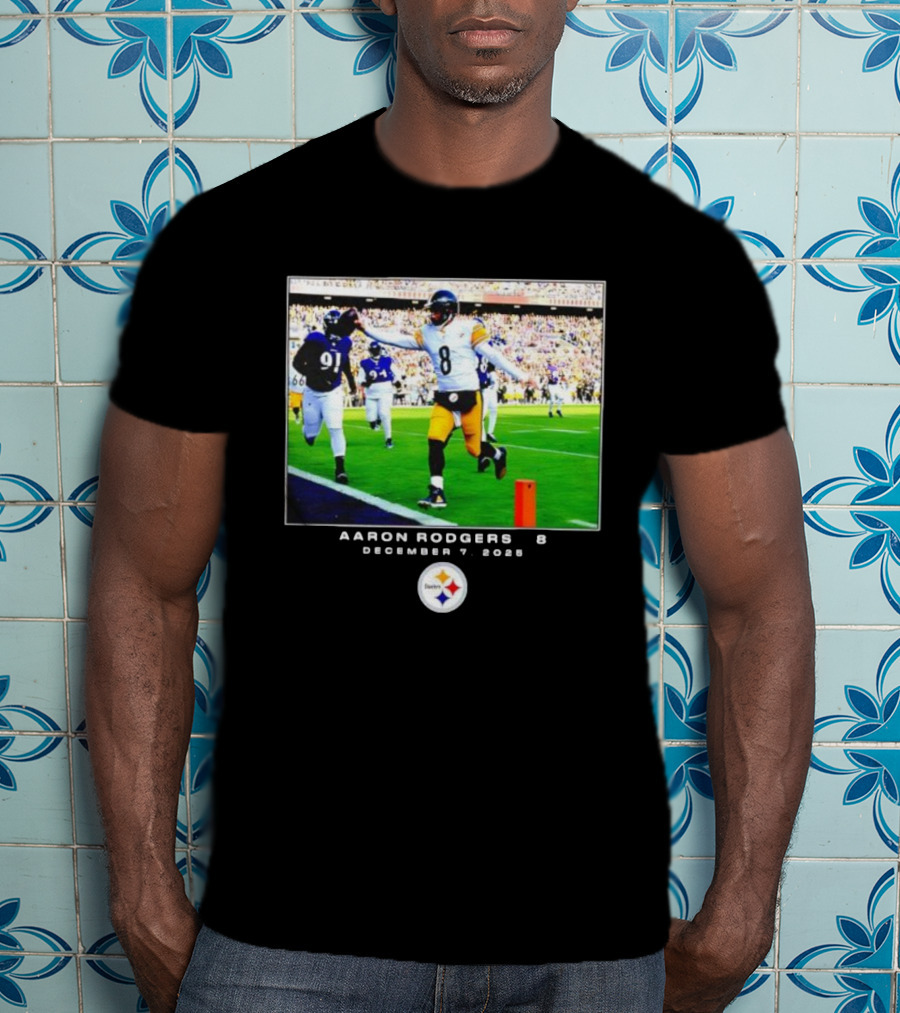 Pittsburgh Steelers Aaron Rodgers December 7 2025 NFL Victory Moment T-Shirt