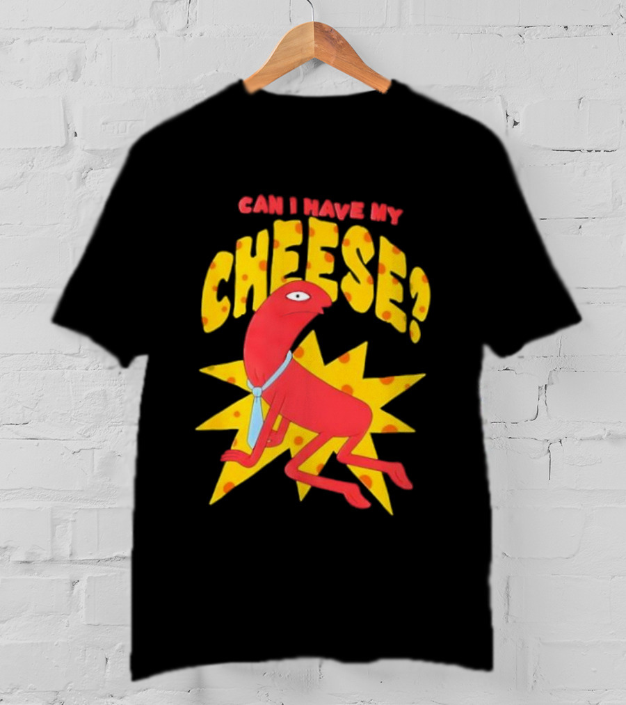 Smiling Friends Alan Can I Have My Cheese Character Illustration T-Shirt