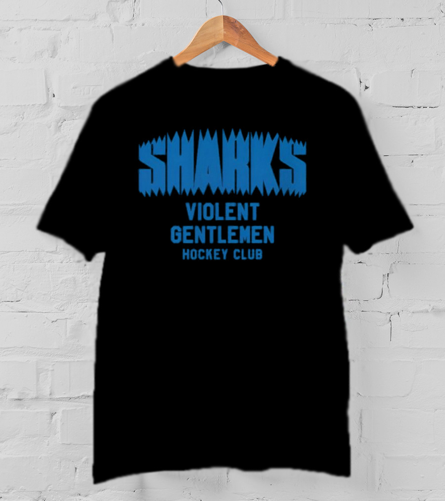 San Jose Sharks Violent Gentlemen Hockey Club T-Shirt
