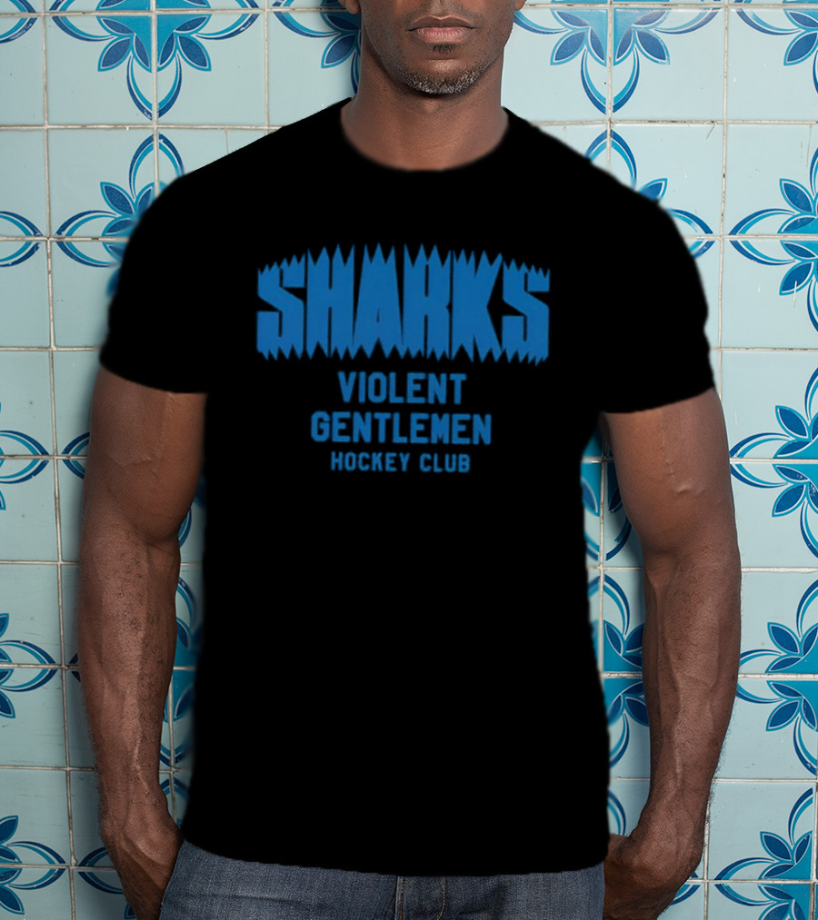 San Jose Sharks Violent Gentlemen Hockey Club T-Shirt