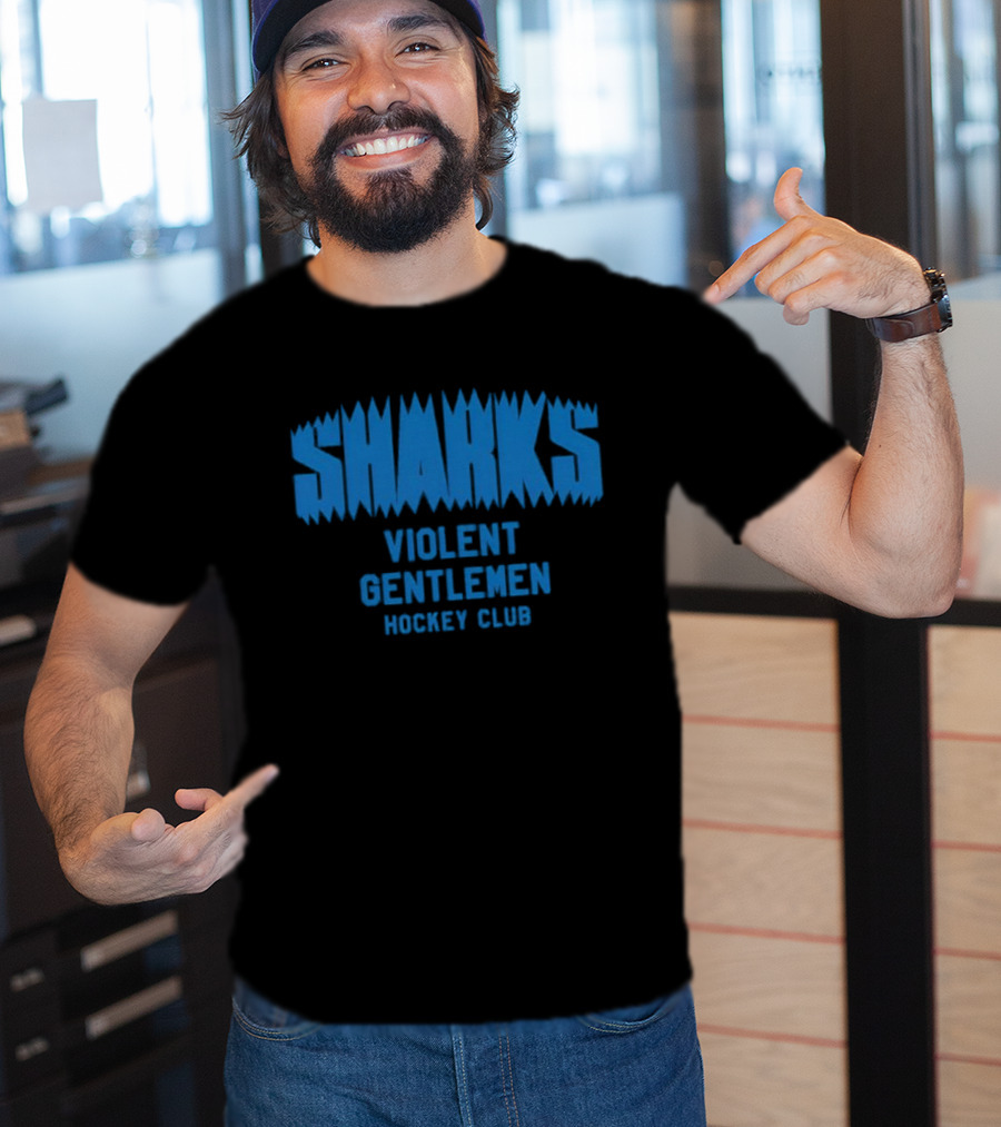 San Jose Sharks Violent Gentlemen Hockey Club T-Shirt