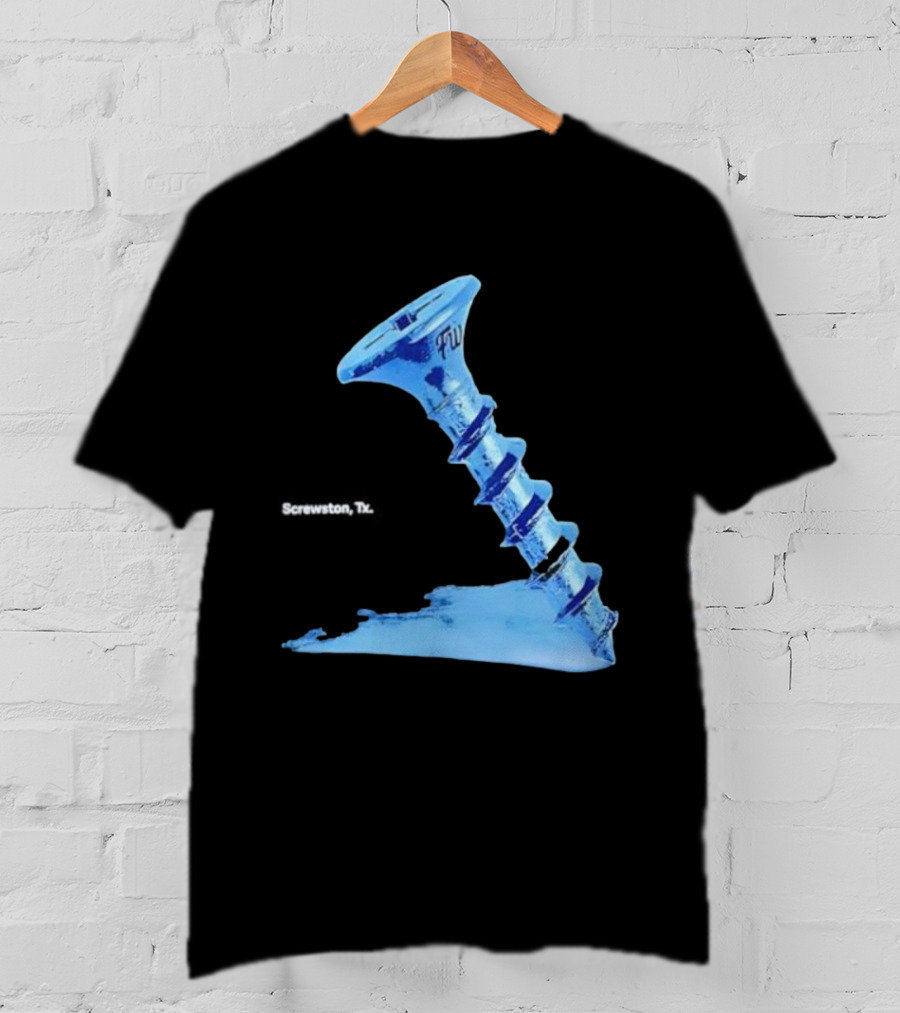 Screwston TX FWY Blue Ice Screw T-Shirt