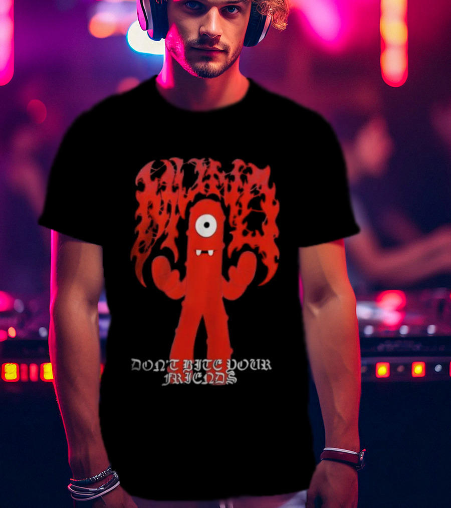 Yo Gabba Gabba Muno Don't Bite Your Friends Metal Classic T-Shirt