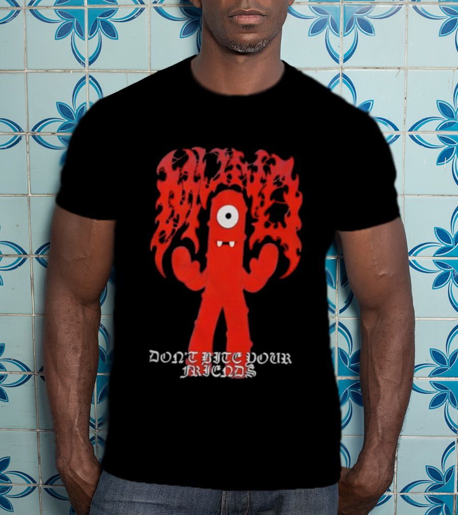 Yo Gabba Gabba Muno Don't Bite Your Friends Metal Classic T-Shirt