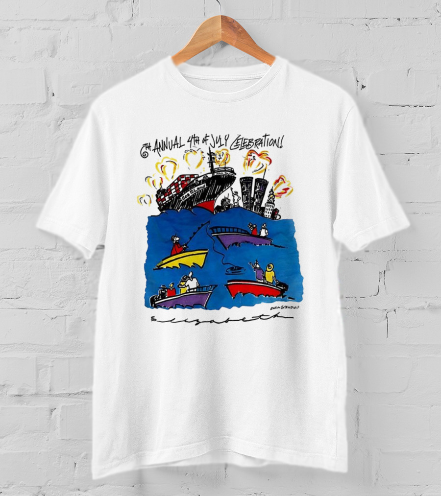 6th Annual 4th Of July Celebration Fireworks And Boating Event T-Shirt