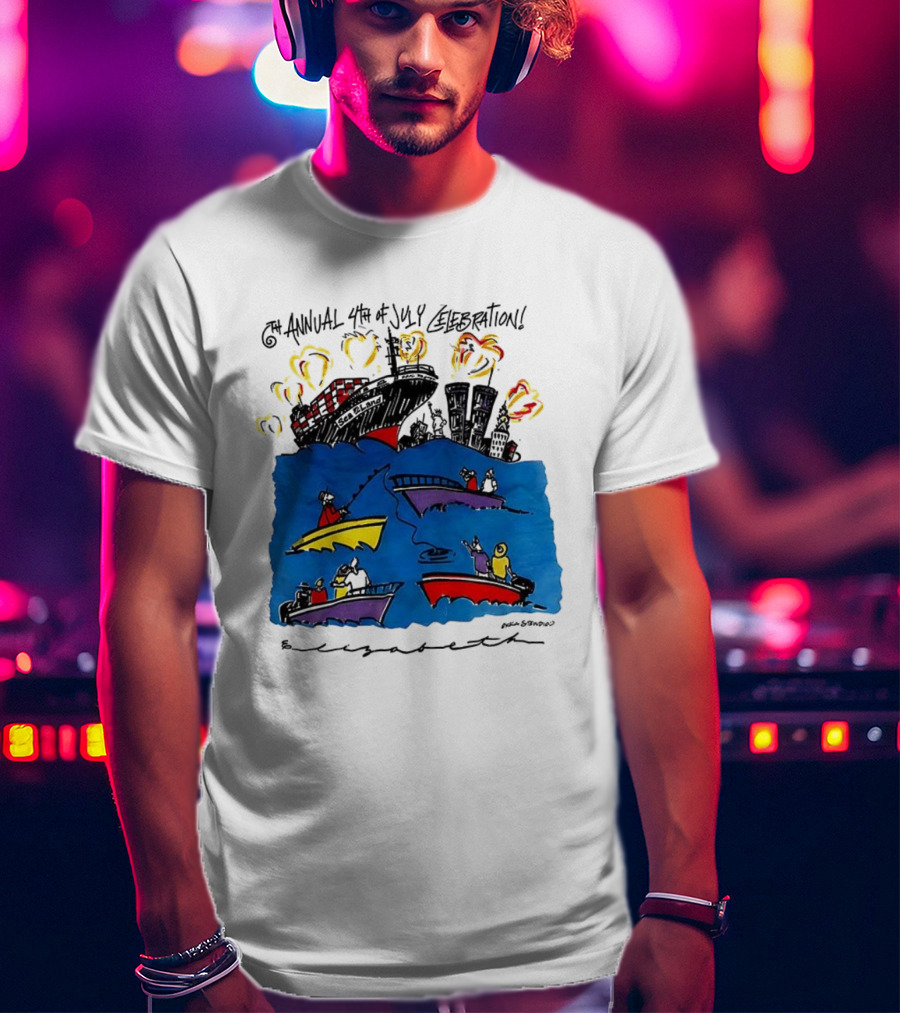 6th Annual 4th Of July Celebration Fireworks And Boating Event T-Shirt