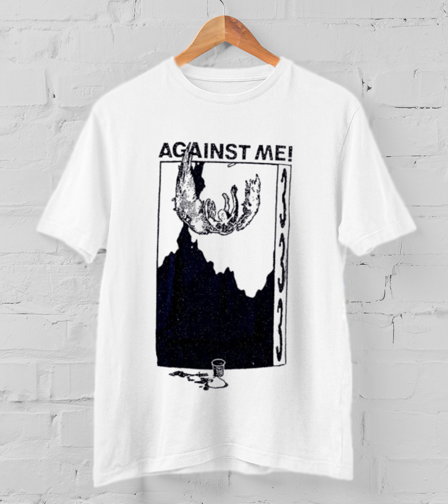 Against Me 333 Band Art Starry Night Imagery T-Shirt