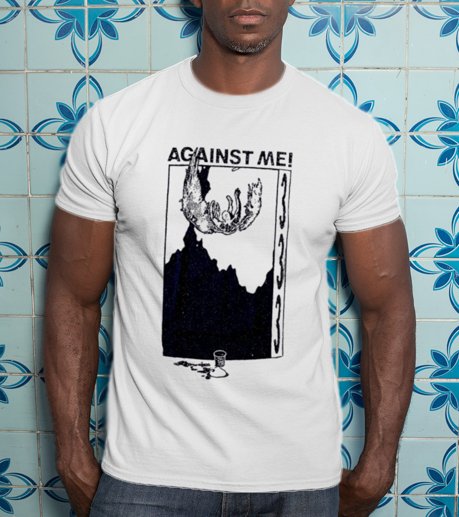 Against Me 333 Band Art Starry Night Imagery T-Shirt