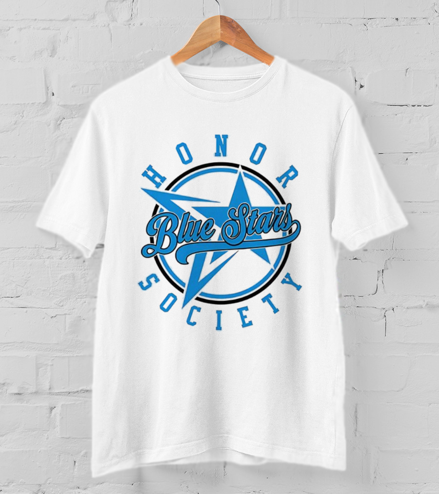 Blue Stars Honor Society Star Emblem T-Shirt
