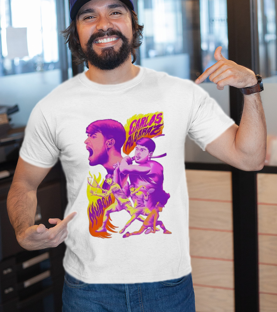 Carlos Alcaraz Murcia Tennis Legend Illustrated Champion T-Shirt