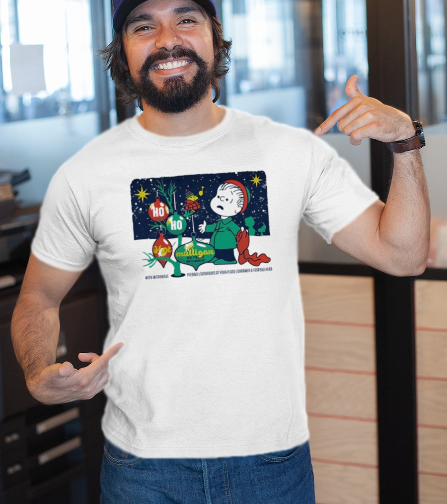 Charlie Brown Woodstock Ho Ho Hot Mulligan Detroit Michigan 2025 Night 2 VIP Peanuts The Fillmore One T-Shirt