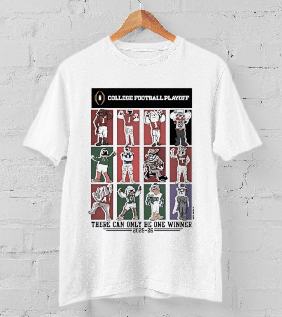 College Football Playoff 12 Team Mascots Showdown Champions идите T-Shirt