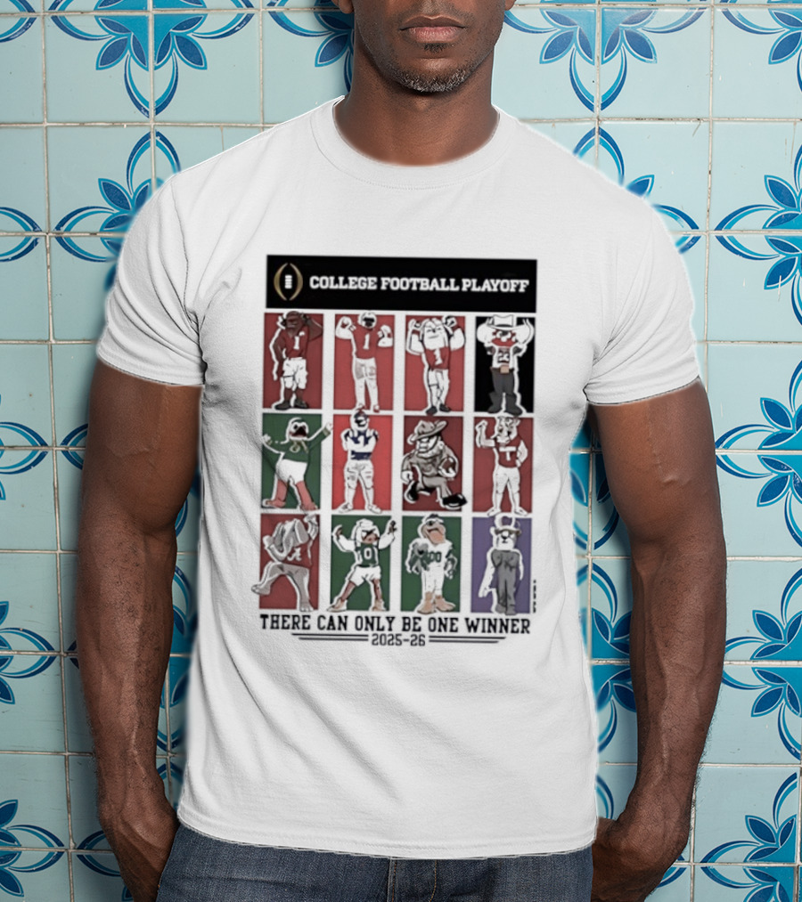 College Football Playoff 12 Team Mascots Showdown Champions идите T-Shirt