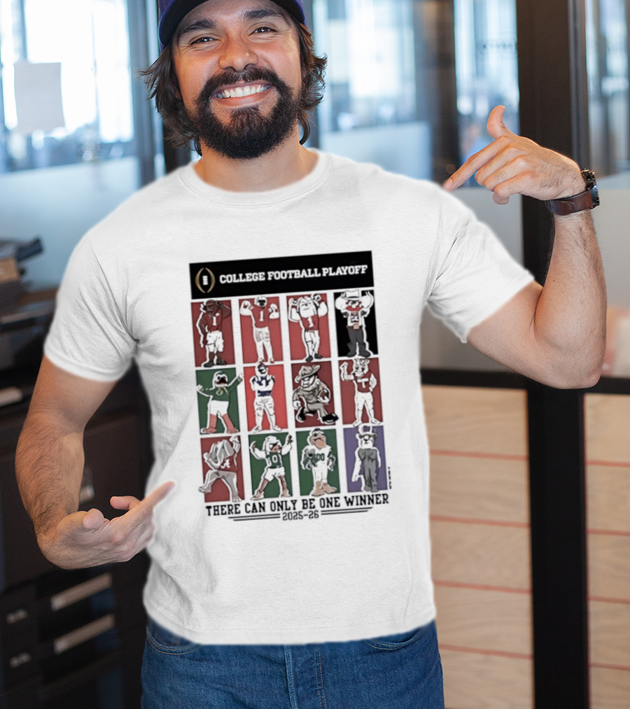 College Football Playoff 12 Team Mascots Showdown Champions идите T-Shirt