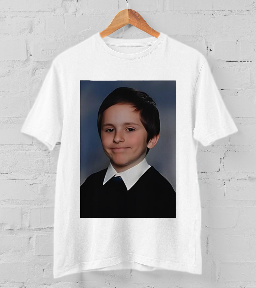David Vujanic Awkward School Photo Meme Expression T-Shirt