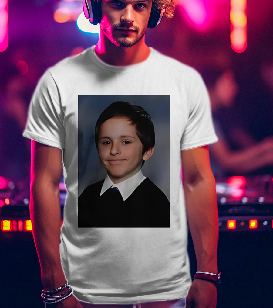 David Vujanic Awkward School Photo Meme Expression T-Shirt