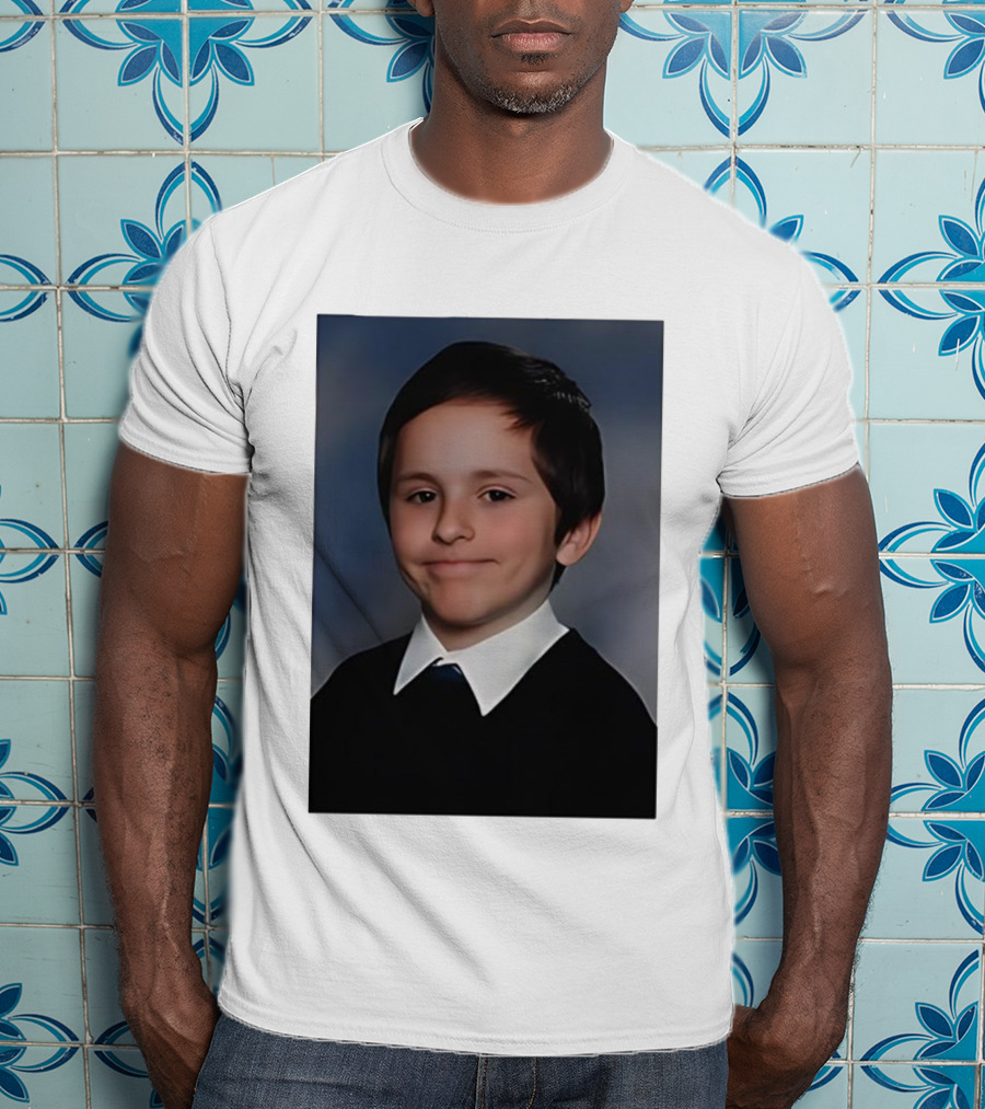 David Vujanic Awkward School Photo Meme Expression T-Shirt