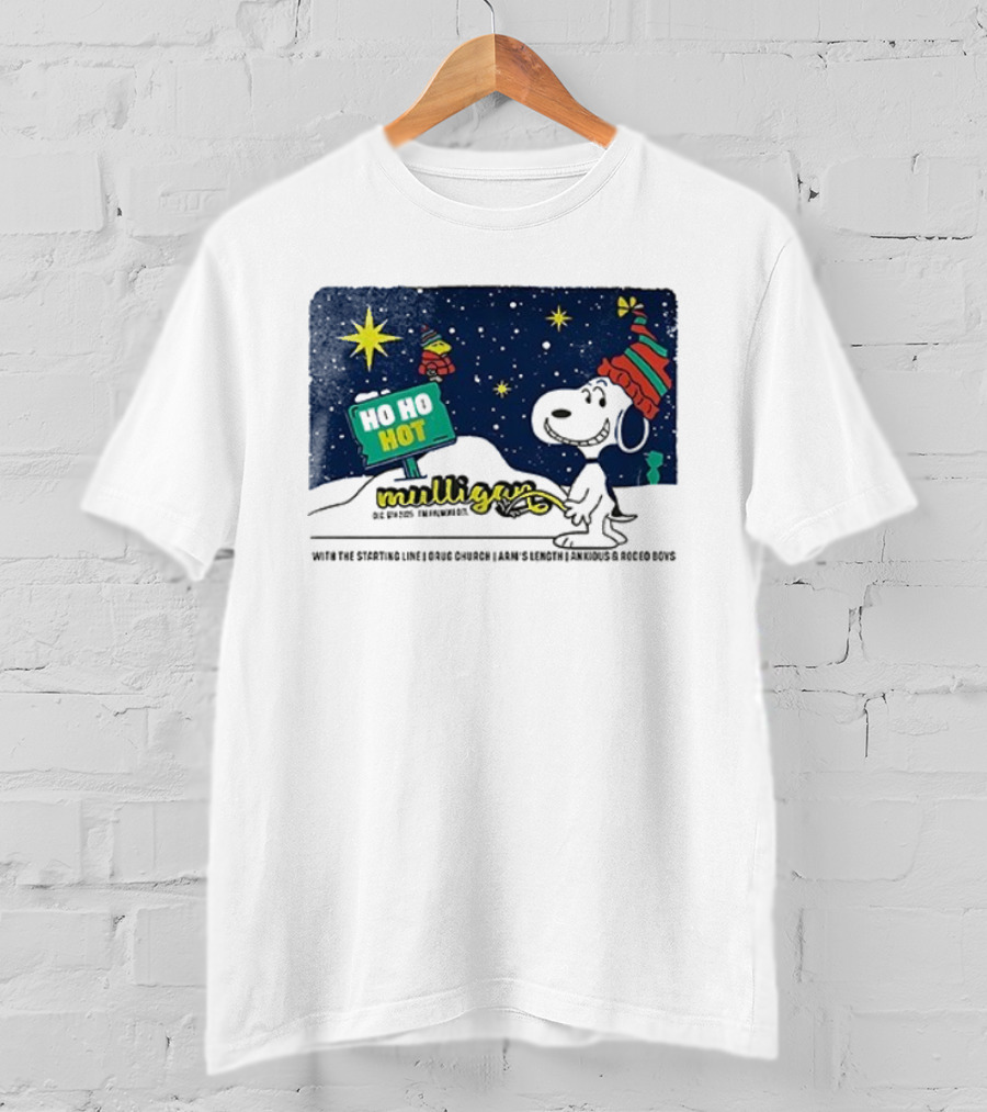 I Drug Church Ho Ho Hot Peanuts Snoopy Charlie Brown Mulligan Detroit Michigan T-Shirt