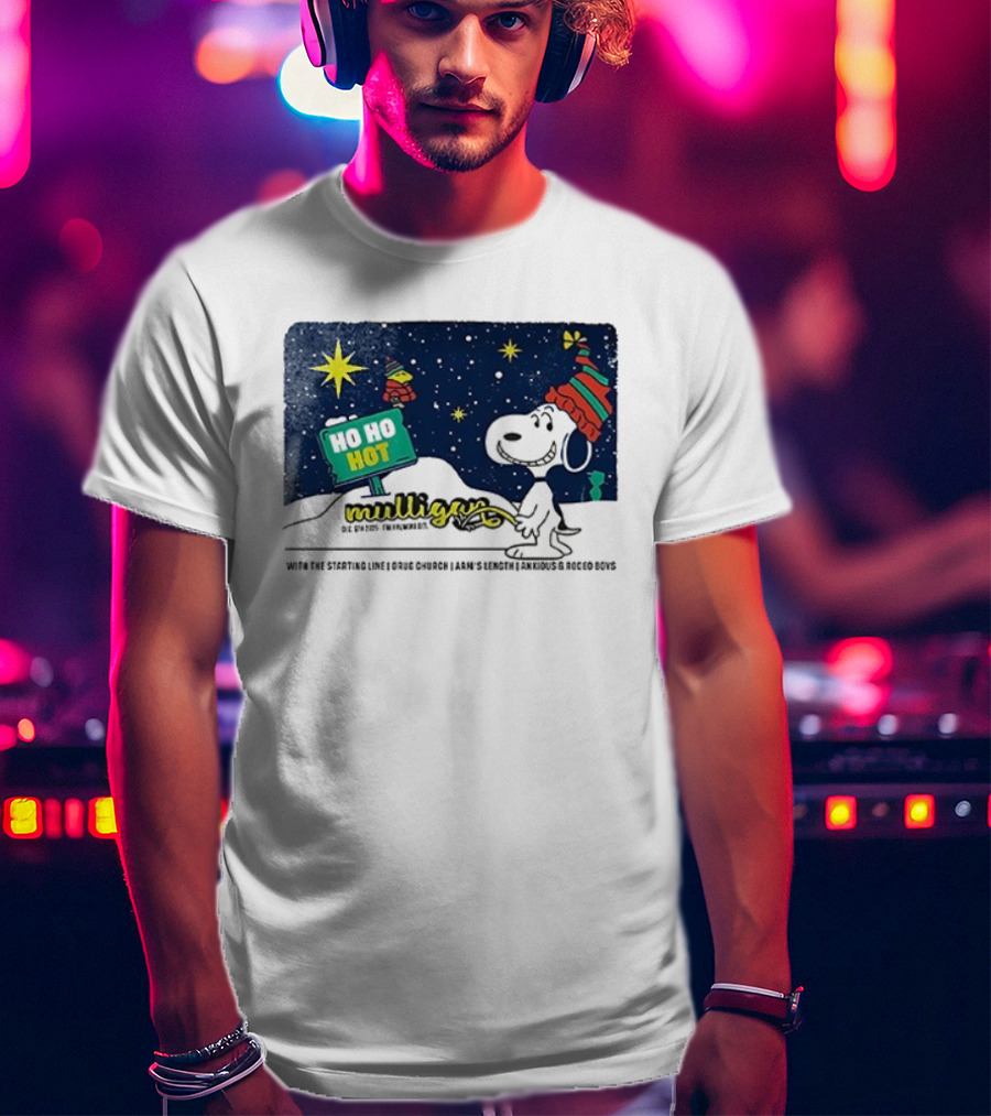 I Drug Church Ho Ho Hot Peanuts Snoopy Charlie Brown Mulligan Detroit Michigan T-Shirt