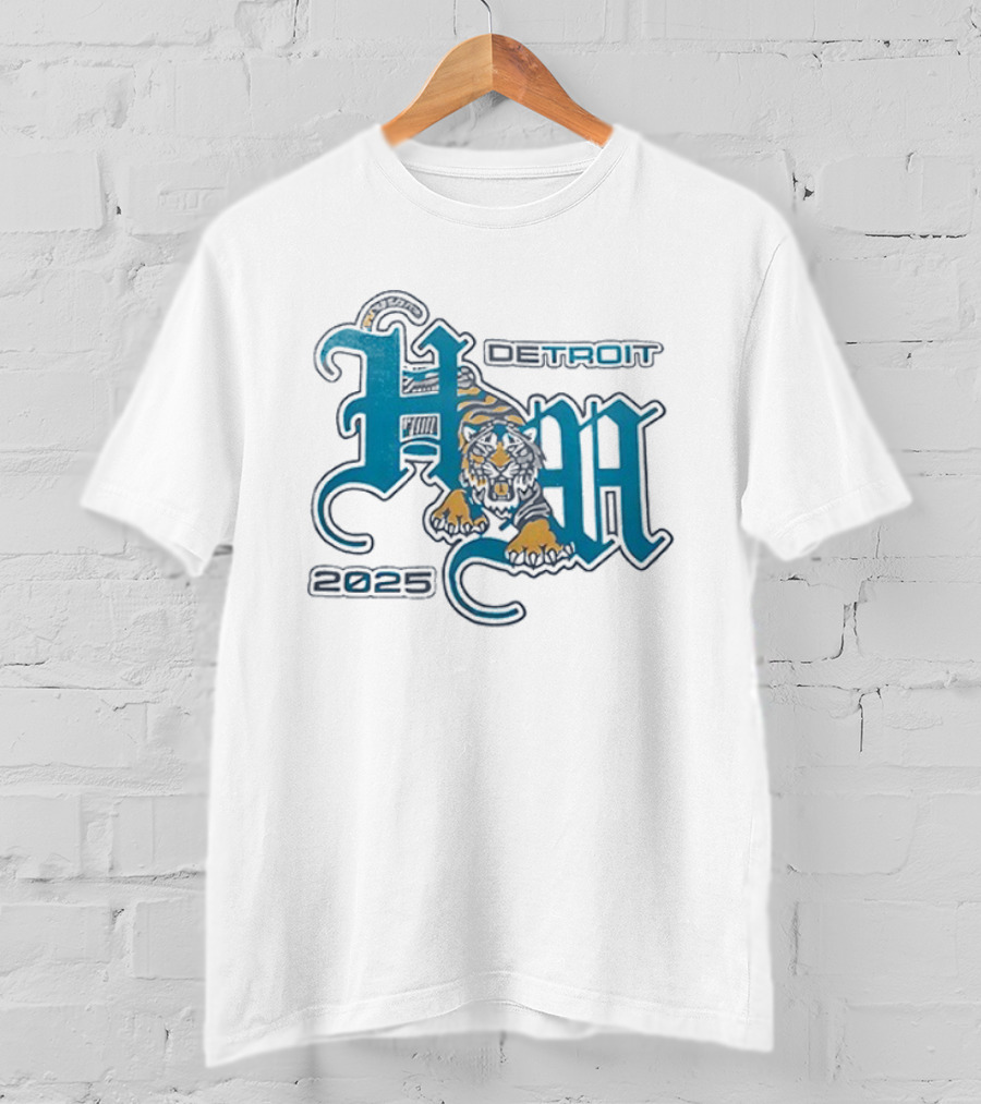 Hot Mulligan Detroit 2023 Tiger At The Fillmore T-Shirt