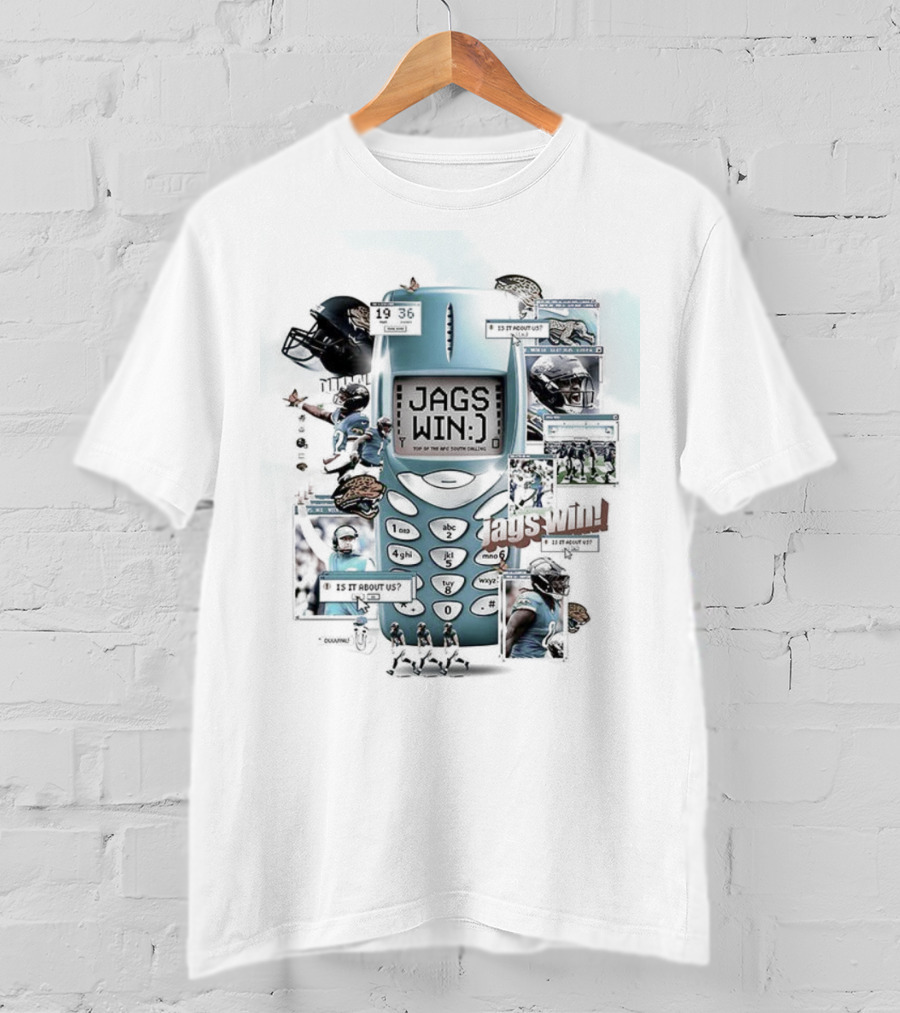 Nokia Jacksonville Jaguars Celebration Vintage Phone Style T-Shirt