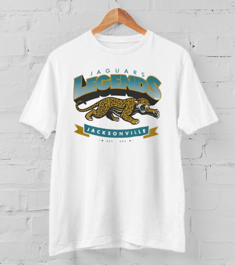 Jaguars Legends Jacksonville NFL Est 1995 T-Shirt