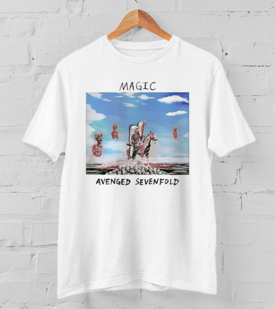 Magic Native Americans Riding Horse Avenged Sevenfold T-Shirt